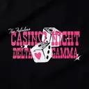 Delta Gamma Heart Dice Casual Night Shirt