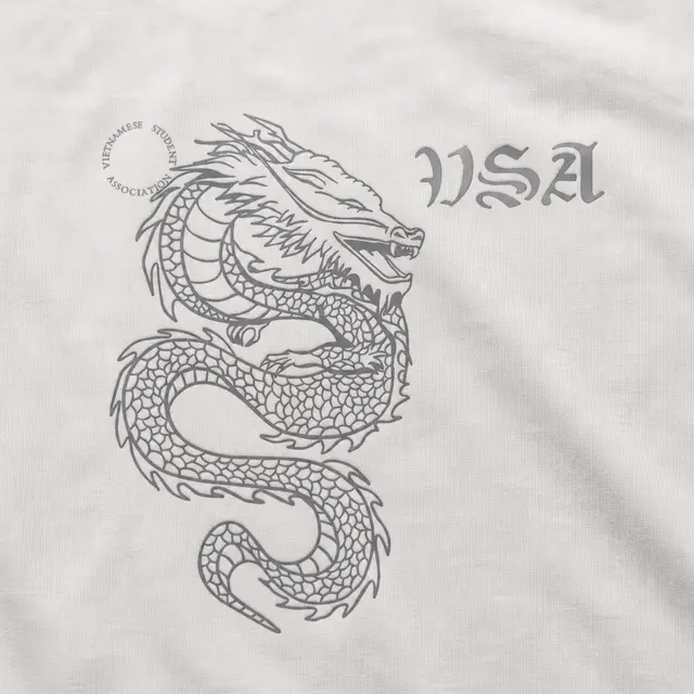 Vietnamese Student Association Dragon Art PR Shirt