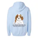 Alpha Delta Pi Cute Puppy Illustration Recruitment Hoodie 2