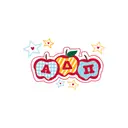 Alpha Delta Pi Apples Stars and Stitched Patchworks PR Shirt