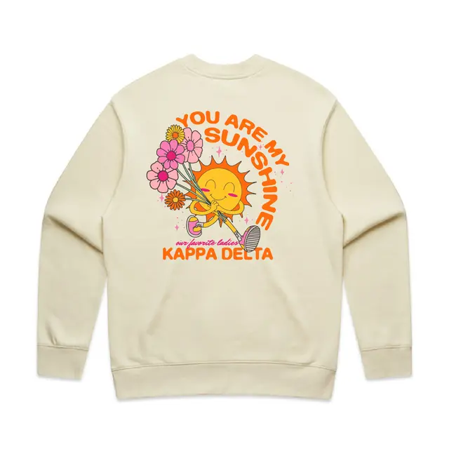 Kappa Delta Colorful Floral Sunshine PR Hoodie 2