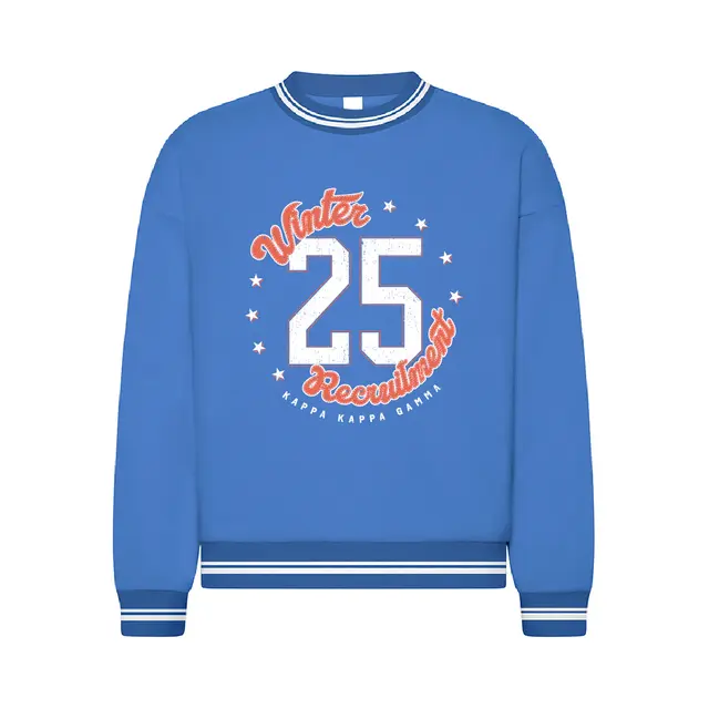 Kappa Kappa Gamma Starry Winter Recruitment Crewneck 2