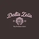 Delta Zeta Script Text with Crest PR Sweater