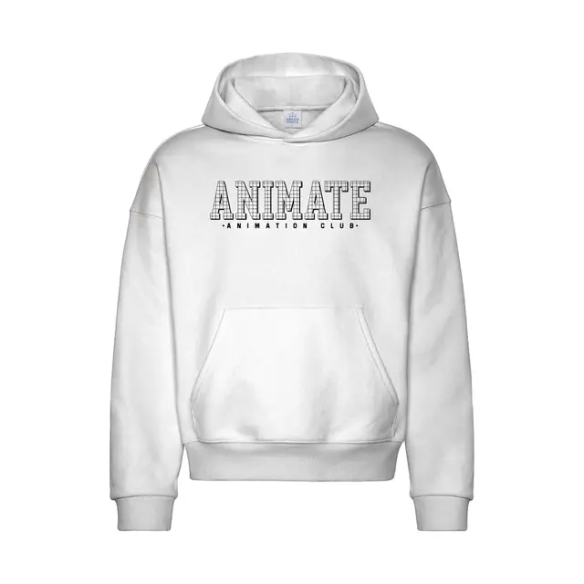 Animation Club Grid Text PR Hoodie 2