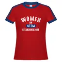 Women in STEM Bold Lettering with Blue Accent PR Shirt 2
