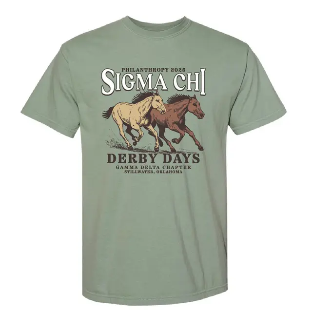 Sigma Chi Racing Horses Philanthropy Shirt 2