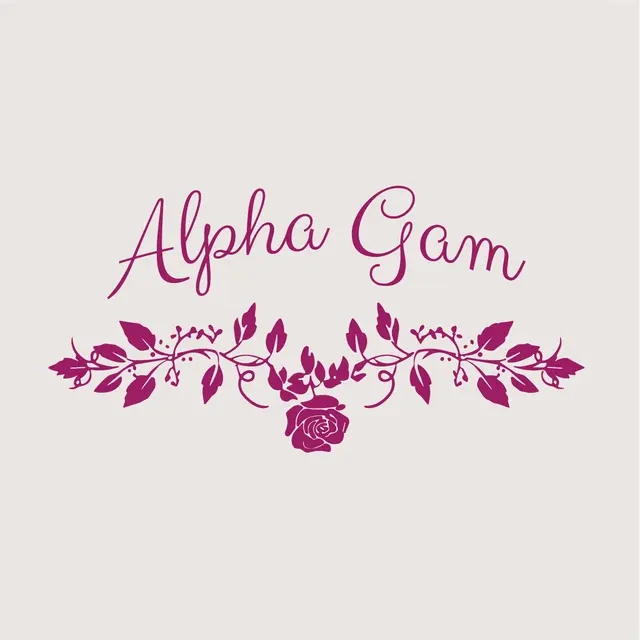 Alpha Gamma Delta Rose Vine PR Tank