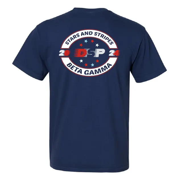 Delta Sigma Pi Stars and Stripes PR Shirt 2