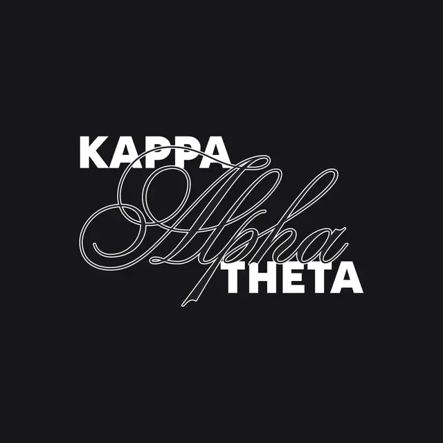Kappa Alpha Theta Elegant Script PR Shirt