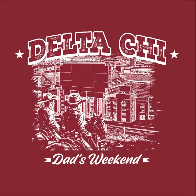 Delta Chi Cowboy Stadium Parent's Weekend Shirt