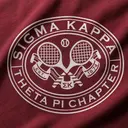 Sigma Kappa Tennis Rackets Emblem PR Shorts