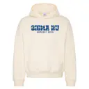 Sigma Nu Star Pattern Text Game Day Hoodie 2