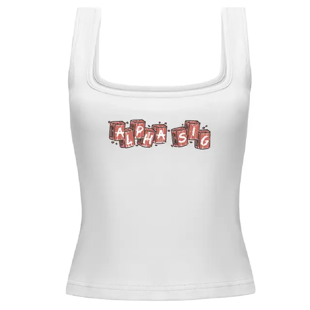 Alpha Sigma Alpha Block Lettering PR Tank 2