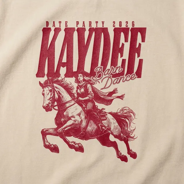 KAYDEE Equestrian Illustration Date Party Hoodie
