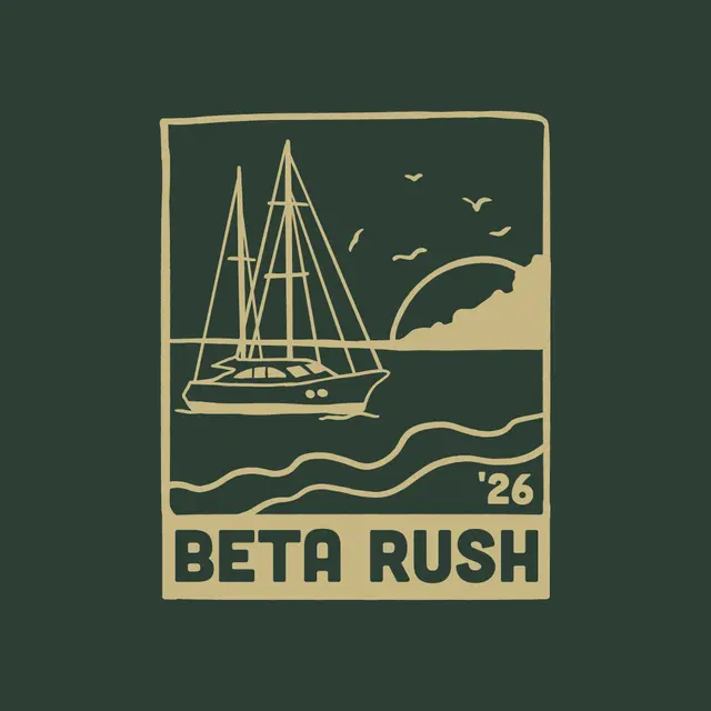 Beta Theta Pi Nautical Sunset Rush Crewneck