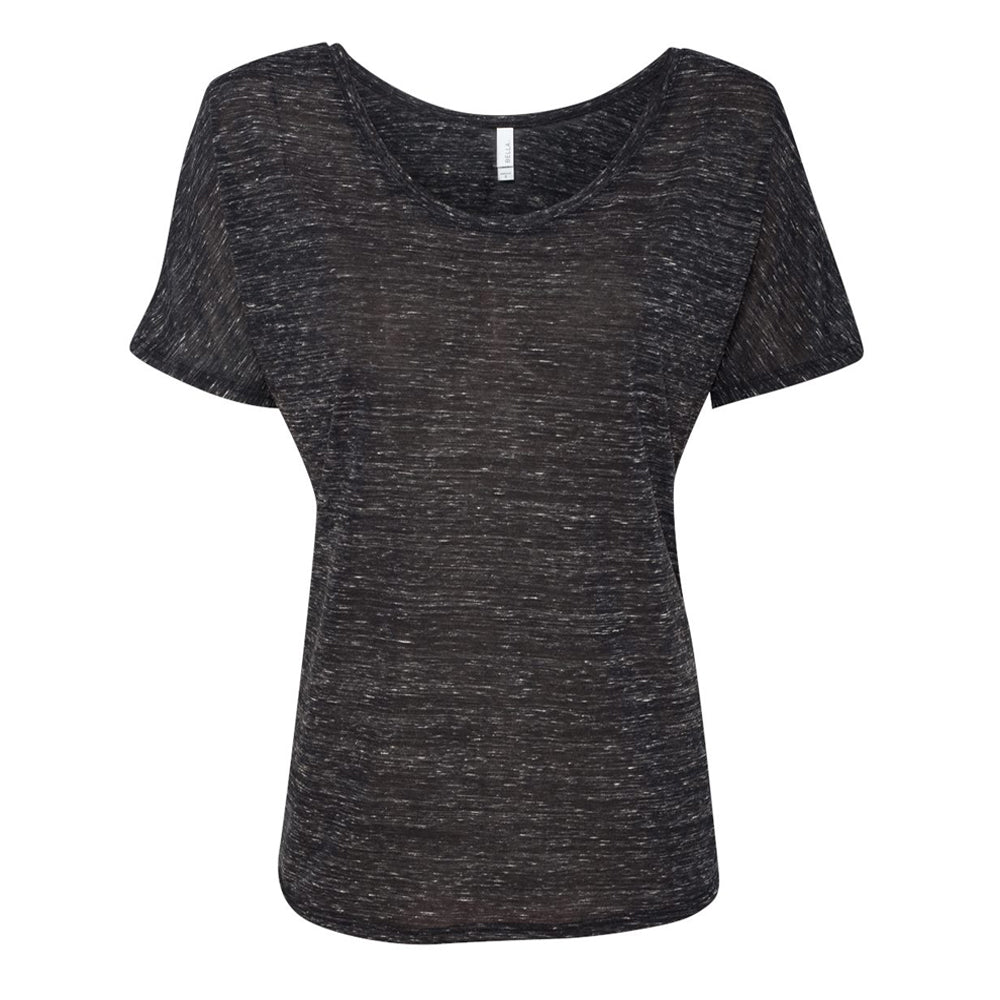 Bella Canvas Women’s Slouchy T-Shirt – Soft Tri-Blend, Scoop Neck, Relaxed Fit, XL In White