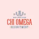 Chi Omega Horseshoe Lettering Recruitment Shirt