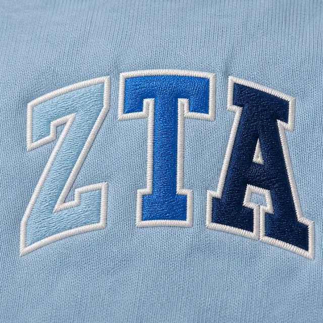 Zeta Tau Alpha Curved Text PR Sweatpants