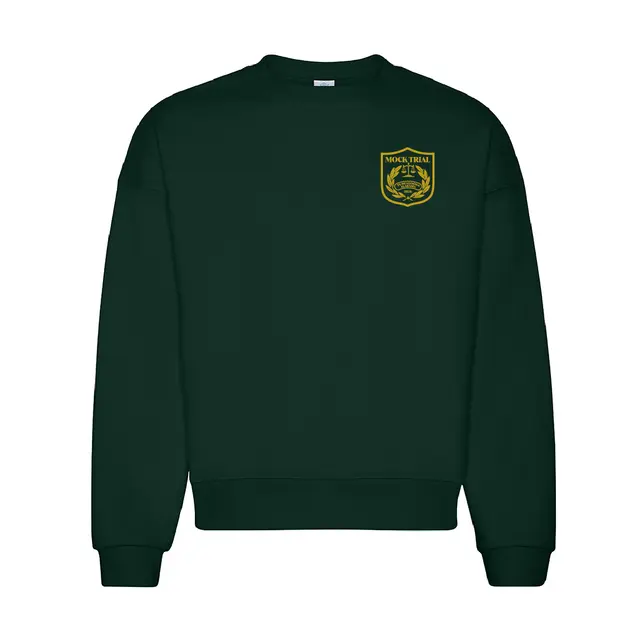 Mock Trial Association Scales of Justice Emblem PR Crewneck 2