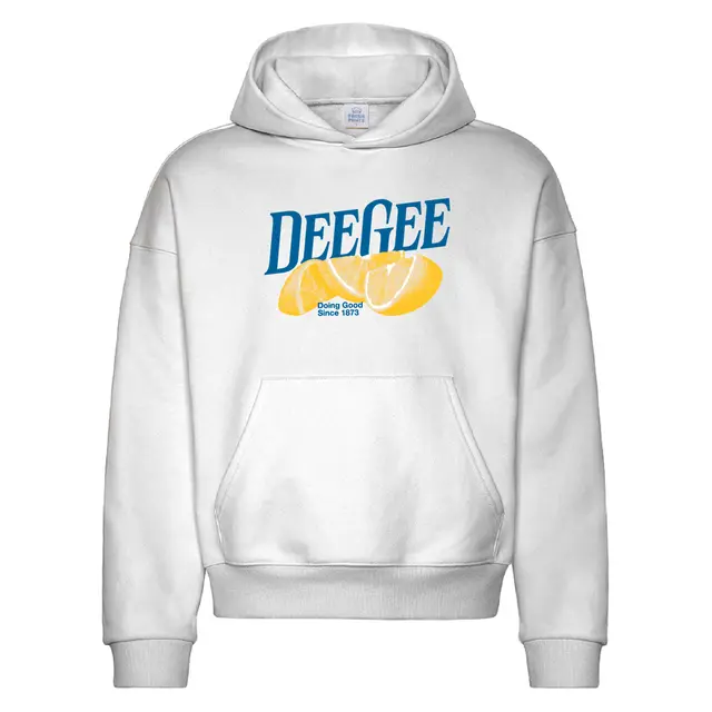 Delta Gamma Lemon Slice Text Philanthropy Hoodie 2
