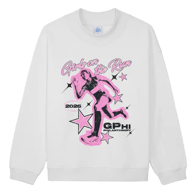 Gamma Phi Beta Sprinting Athlete and Stars Philanthropy Crewneck 2
