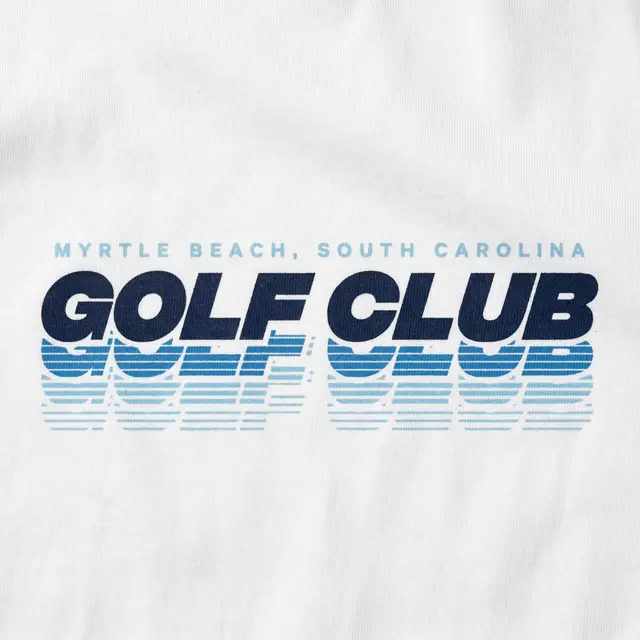 Golf Club Striped Design PR Sweater