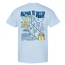 Alpha Xi Delta Whimsical Pancakes Parents Weekend Shirt 2