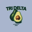 Delta Delta Delta Avocado Graphic PR Shirt