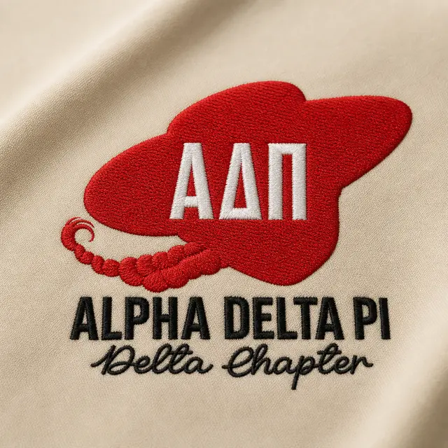 Alpha Delta Pi Playful Hat Graphic PR Tank