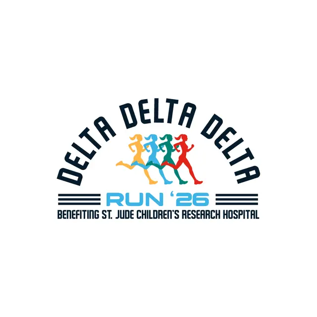 Delta Delta Delta Colorful Runners Philanthropy Hoodie