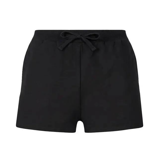 Fresh Prints FP119 Savannah Midweight Sweat Shorts Black mto Front