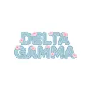 Delta Gamma Floral Lace Text PR Tank