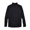 Adult Bristol Sweater Fleece Quarter-Zip Black Back