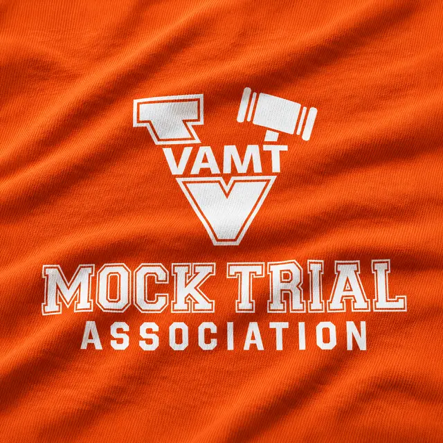 Mock Trial Association Gavel Icon Block Lettering PR Hoodie