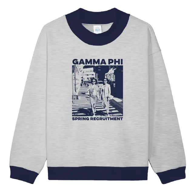 Gamma Phi Beta Street Style Photo Spring Recruitment Sweater 2