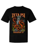 Zeta Psi Octopus and Pillar Recruitment Shirt