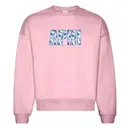 Alpha Phi Blue Floral Text PR Crewneck 2