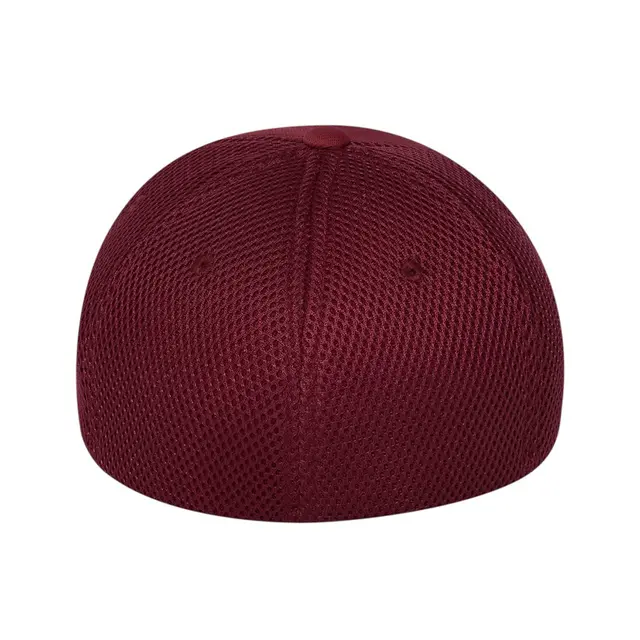 Flexfit Ultrafiber Mesh Cap Maroon Back