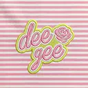 Delta Zeta Hand Drawn Lettering Rose PR Sweater