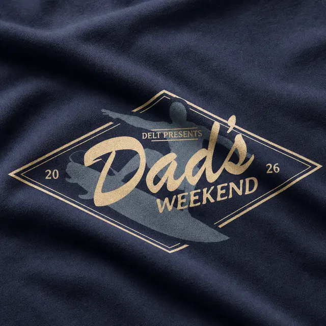 Delta Tau Delta Surfing Graphic Parents Weekend Shirt