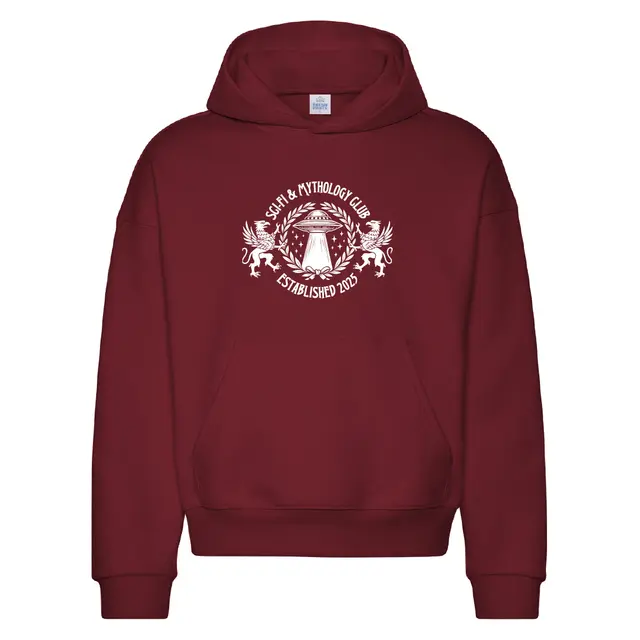 Sci-Fi & Mythology Club UFO and Griffin PR Hoodie 2