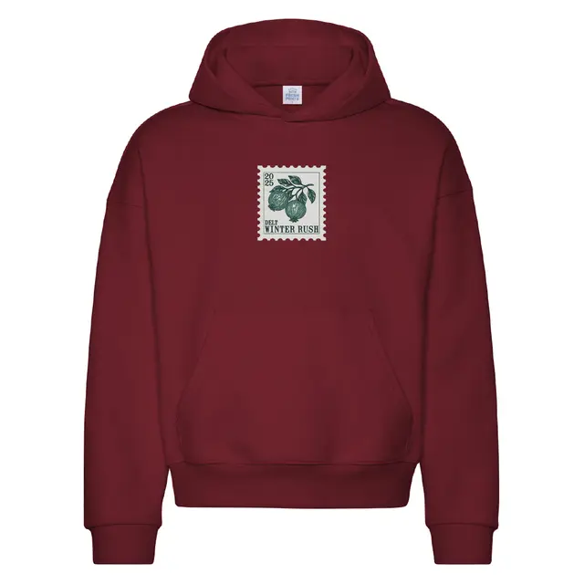 Delta Tau Delta Pomegranate Stamp Winter Rush Hoodie 2