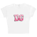 Delta Gamma Block Letters with Cherries and Ribbons PR Shirt 2