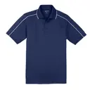 Sport-Tek Micropique Sport-Wick® Piped Polo True Navy White Front