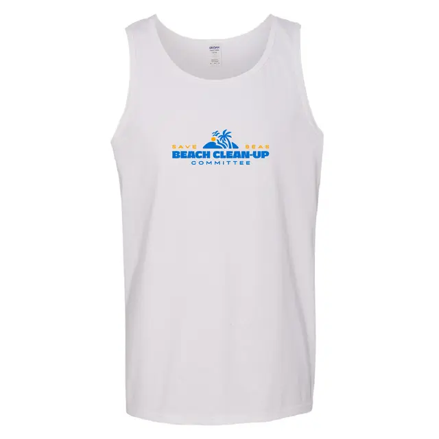 Beach Clean-Up Committee Palm Tree Logo PR Tank 2