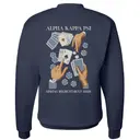 Alpha Kappa Psi Card Game Rush & Bid Crewneck 2