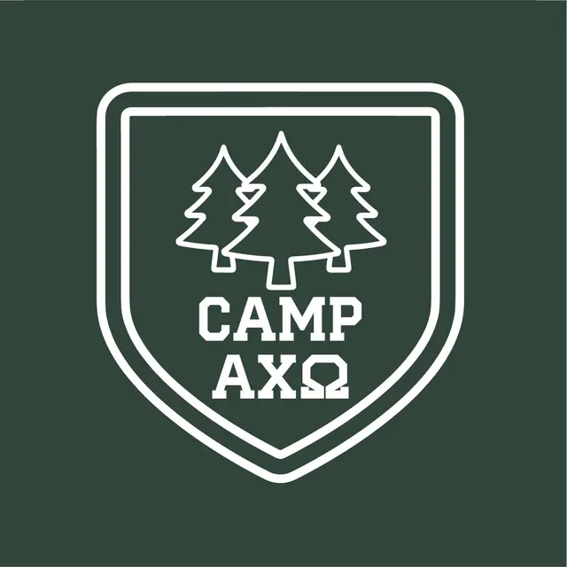 Alpha Chi Omega Camp Tree Shield Retreat Hat