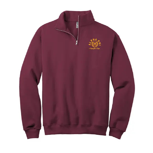 Alpha Phi Bold Wreath Text Philanthropy Sweater 2