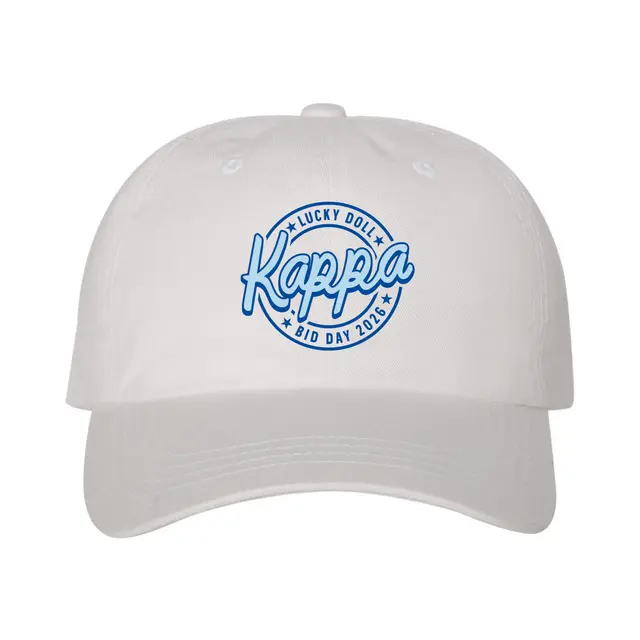 Kappa Kappa Gamma Script Logo Circle Rush Hat 2
