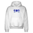 Ceramics Club Blue Pottery Illustrations PR Hoodie 2
